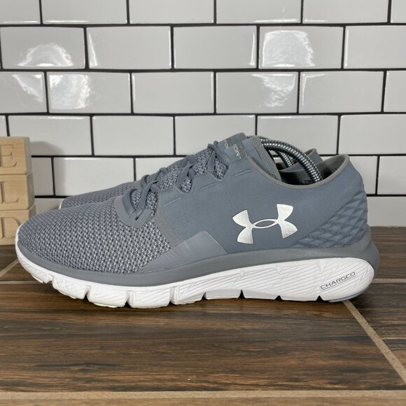 Under Armour SpeedForm Fortis 2 Mens Size 11 Running Shoes Steel Gray Sneakers - Picture 1 of 13